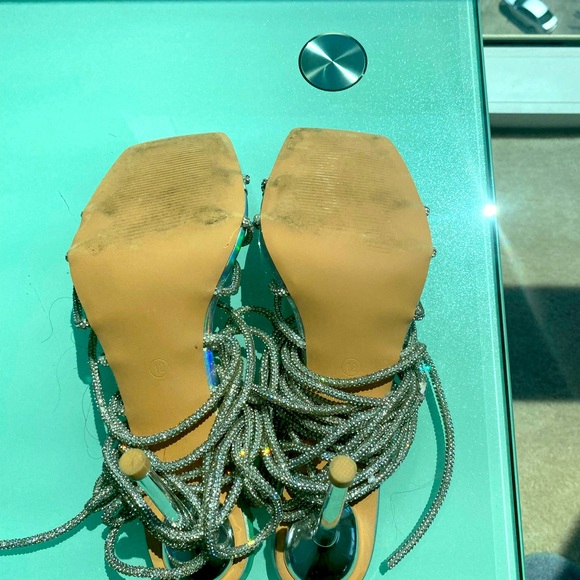 Azalea Wang Tie up wrap around heels (AKIRA) - Picture 4 of 5